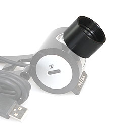 AC414s 1.25" low-profile nosepiece to webcam lens thread (ToUcam Pro SPC900NC)